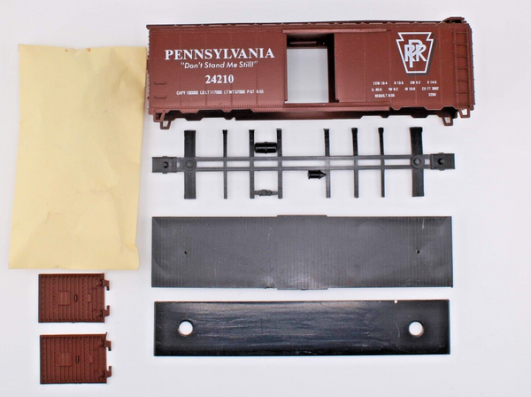 HO scale - PRR 24210 - 40" Box Car- r/blt 8-55 - Athearn