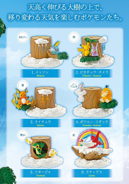 RE-MENT Pokemon Forest 7 Receive 1 of 6 Mini Figure Mascot Raichu Psyduck +more