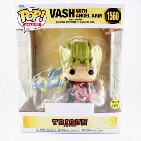 Funko Pop Deluxe Trigun - Vash the Stampede w/ Angel Arm GITD Figure # 1560