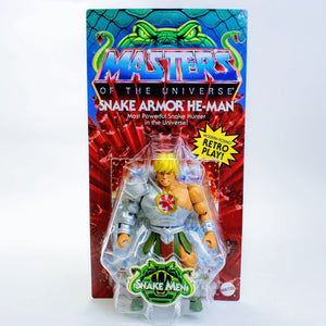 Masters of the Universe Origins Snake Armor He-Man Action Figure MOTU Snake Men