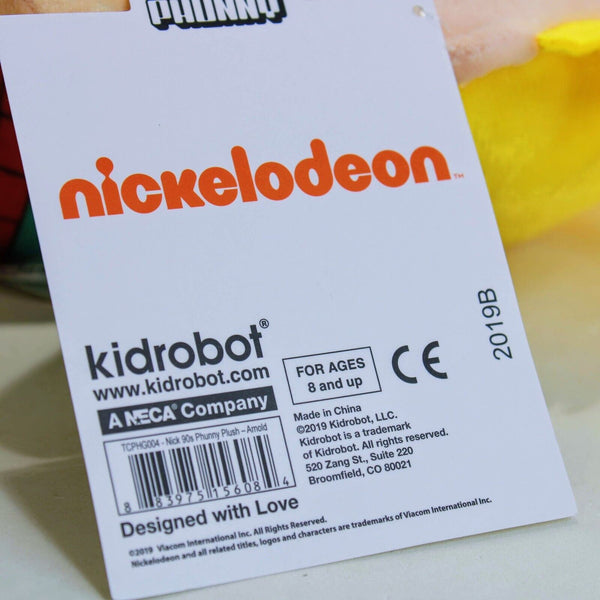 Kidrobot Nickelodeon Phunny Hey Arnold 8 Inch Plush With Tags