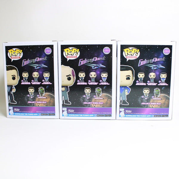 Funko Pop Movies Galaxy Quest Set of 3 Fred Kwan / Sir Alexander / Jason Nesmith