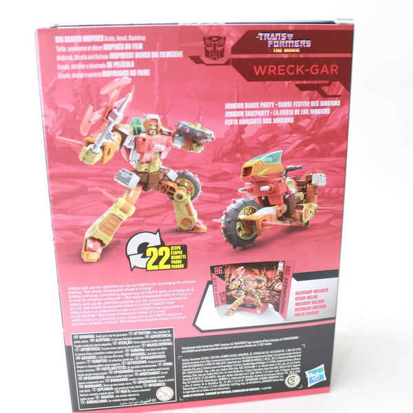 Transformers Studio Series 86 Wreck-Gar - Voyager Class Action Figure 1986 Movie