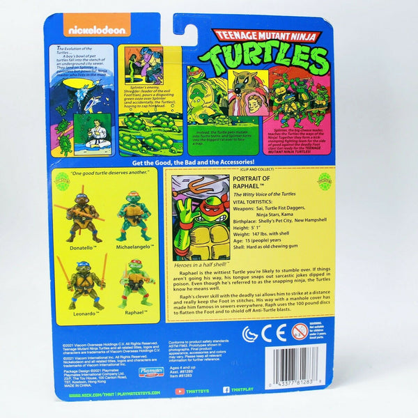 Teenage Mutant Ninja Turtles Raphael - Retro Playmates 5" Action Figure TMNT