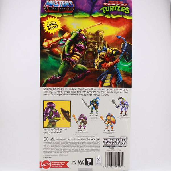 Masters of the Universe MOTU Origins TMNT Turtles Of Grayskull Donatello Figure