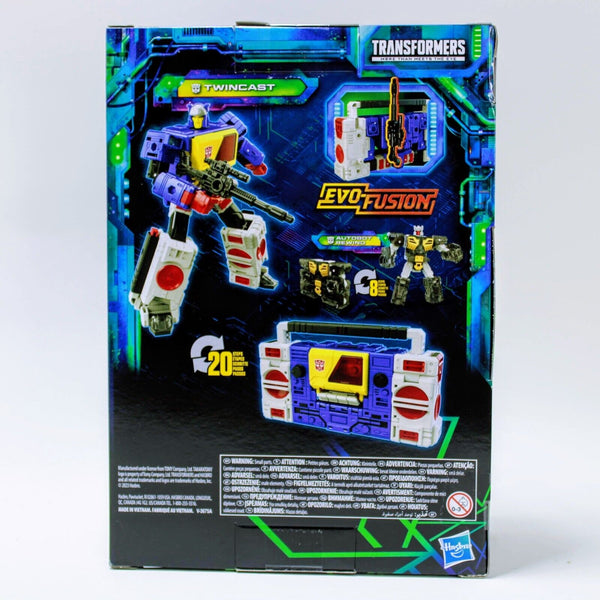 Transformers Generations Legacy Evolution Voyager Twincast & Rewind - Boombox