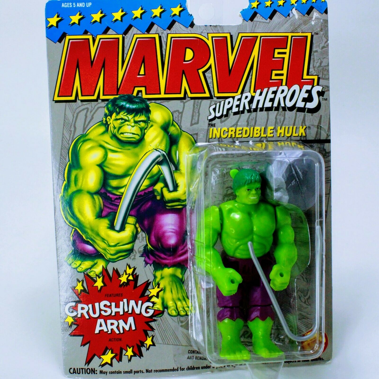Marvel Comics Super Heroes Incredible Hulk - Toy Biz Vintage 4.75" Action Figure