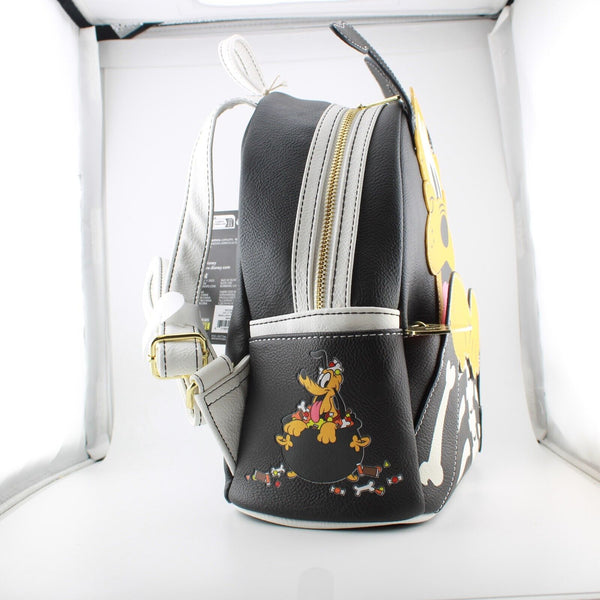 Loungefly Disney Pluto Skellington Glow-in-the-Dark Mini-Backpack - EE Exclusive