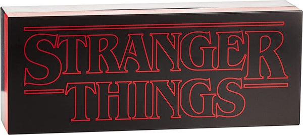 Stranger Things Logo Light - 2 Modes Pulsing 12"x5" Static USB / Battery Powered