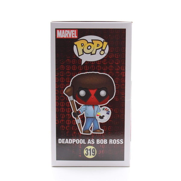 Funko Pop Marvel Deadpool as Bob Ross - Collectible Vinyl Figure #319
