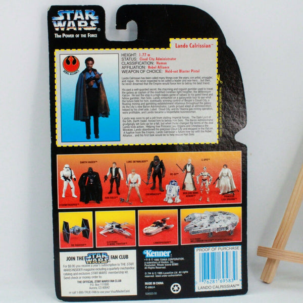 Star Wars Power Of The Force Lando Calrissian - 3.75" Action Figure Kenner