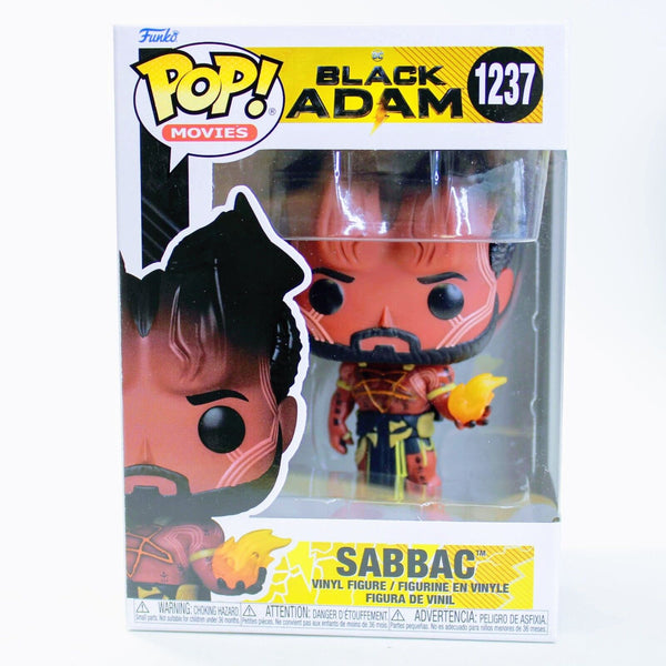 Funko Pop! Movies: DC Comics Black Adam & Sabbac Set of 2 Figures # 1232 1237