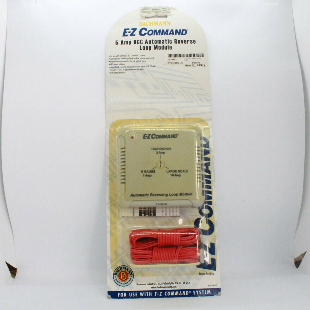 HO Scale Model Train - Bachmann E-Z Command 5 Amp DCC Auto Reverse Loo ...