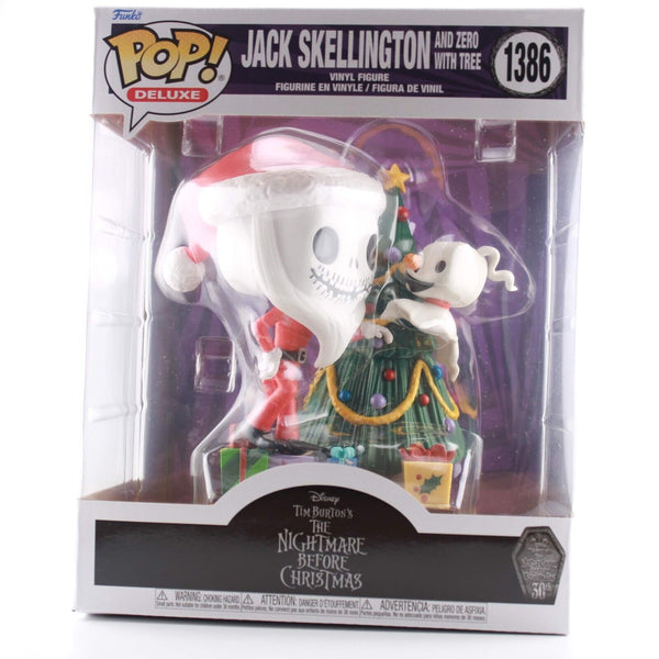 Funko Pop Nightmare Before Christmas - Santa Jack Skellington & Zero w/Tree 1386
