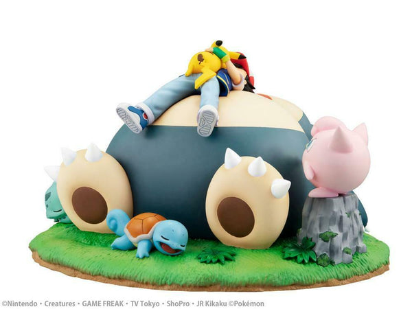 Pokemon Nap / Goodnight with Snorlax - Ash MegaHouse G.E.M. Series Figure Statue