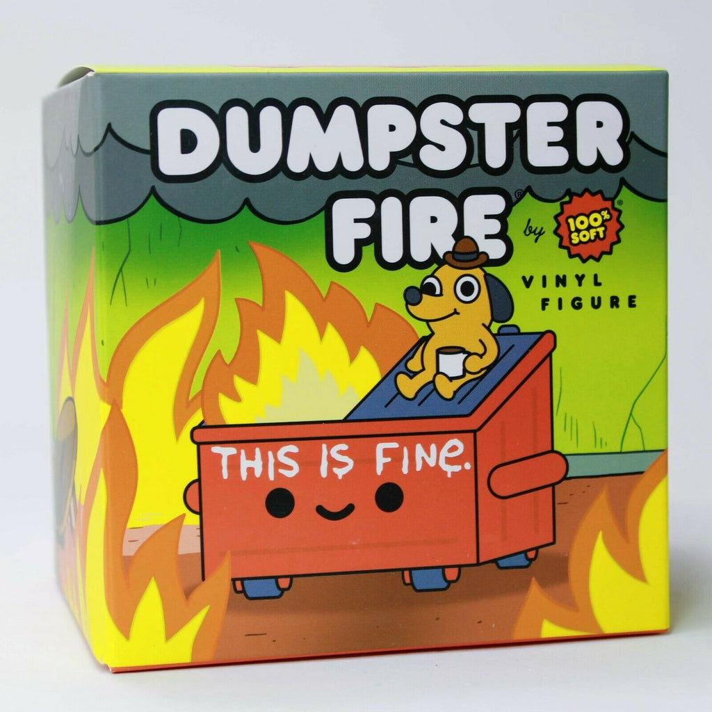 Dumpster Fire - This is Fine Vinyl Figure - 100% Soft