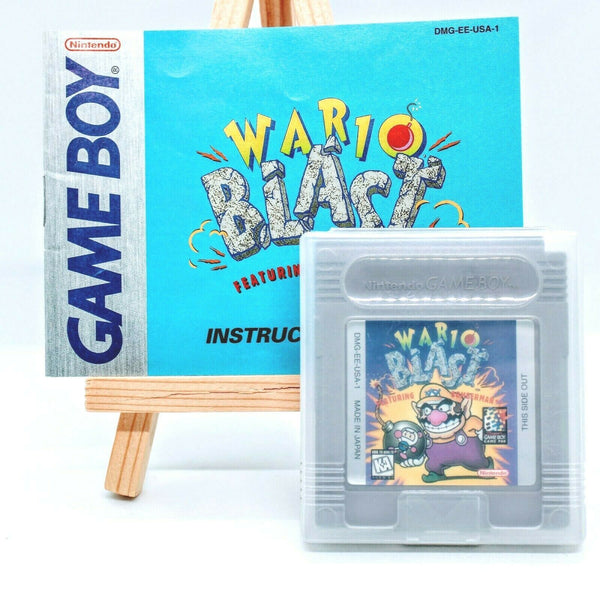 Wario Blast - Game, Manual and Case - Nintendo GameBoy