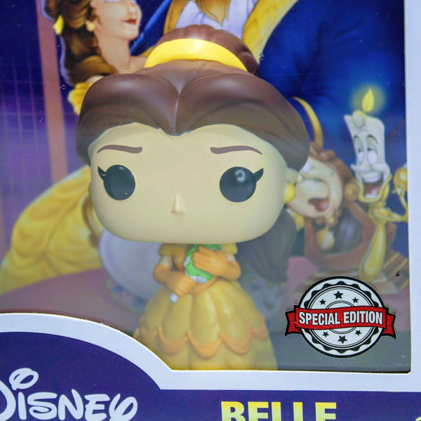 Funko Pop Disney Beauty and the Beast Belle with Mirror Exclusive VHS Cover