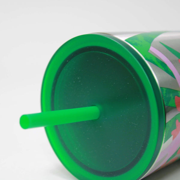 Starbucks 2021 JUNGLE CHEETAH SS Cold Cup Venti Stainless Steel Pink Green 24oz