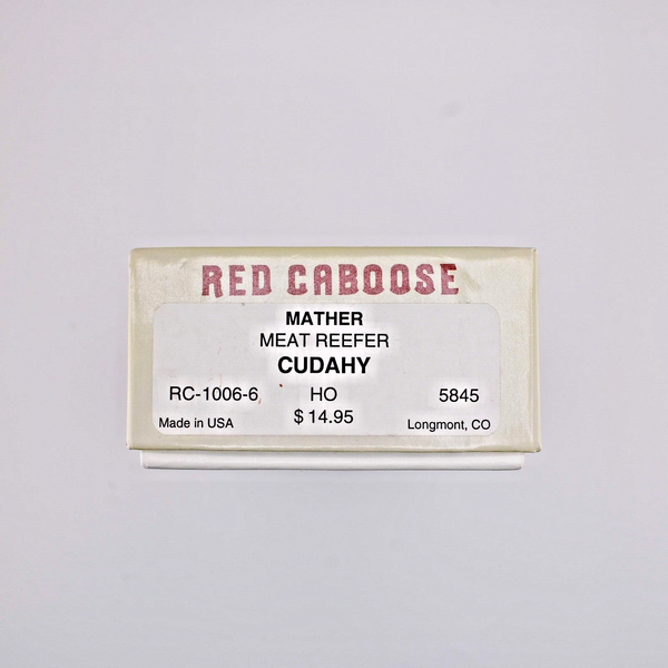 HO scale -CRLX 5845 - Red Caboose - Cudahy Meat Reefer Kit