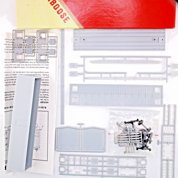 HO scale - Undecorated - Red Caboose - Wooden Reefer Kit