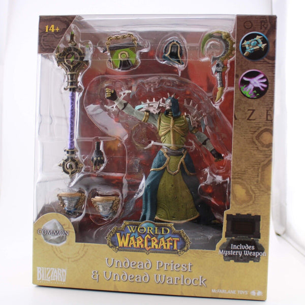 Mcfarlane Toys World of Warcraft Undead Priest & Undead Warlock 6" Figure Common