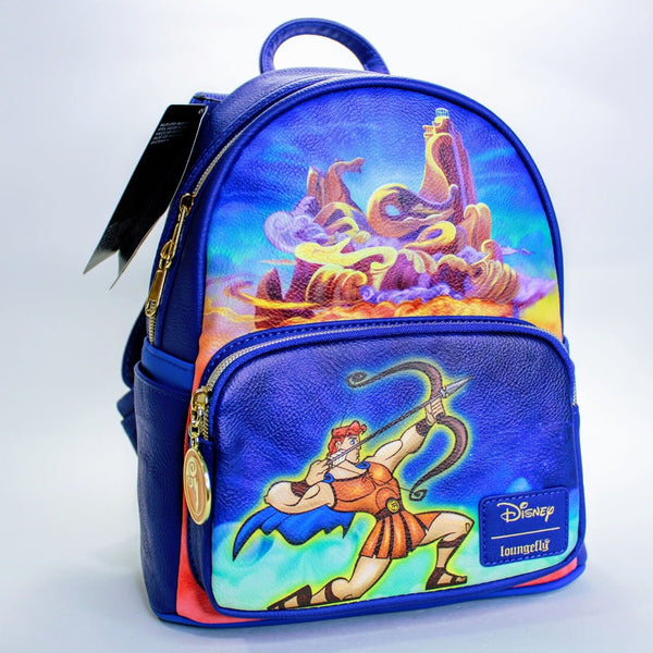 Loungefly Hercules Mount Olympus Mini-Backpack 11" Mini Backpack Bag Exclusive