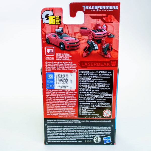 Transformers Studio Series Laserbeak - Pink Red Bumblebee 3" Core Class Figure