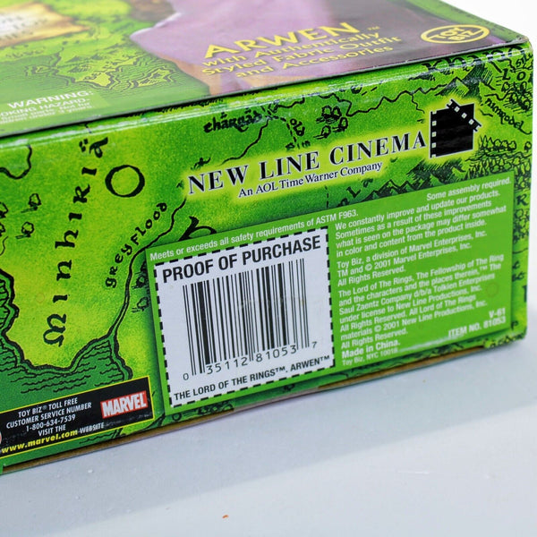 The Lord of the Rings Arwen - Alternate Box Art 12" Figure 2001 Toy Biz