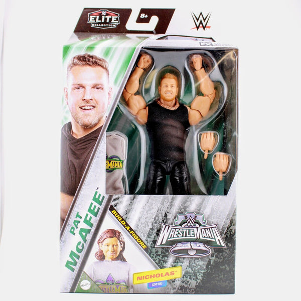 WWE Elite Wrestlemania Pat McAfee - Mattel Toy Wrestling Figure Nicholas