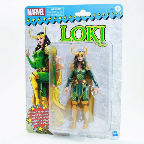 Marvel Legends Retro Loki Agent of Asgard - ToyBiz Style 6" Comic Action Figure