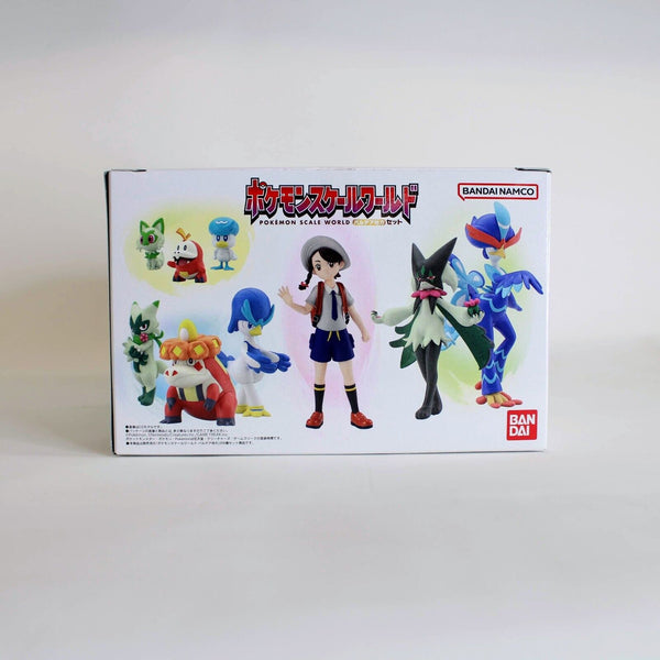 Pokemon Scale World Paldea Region Set of 9 Figures - Scarlet and Violet Starters
