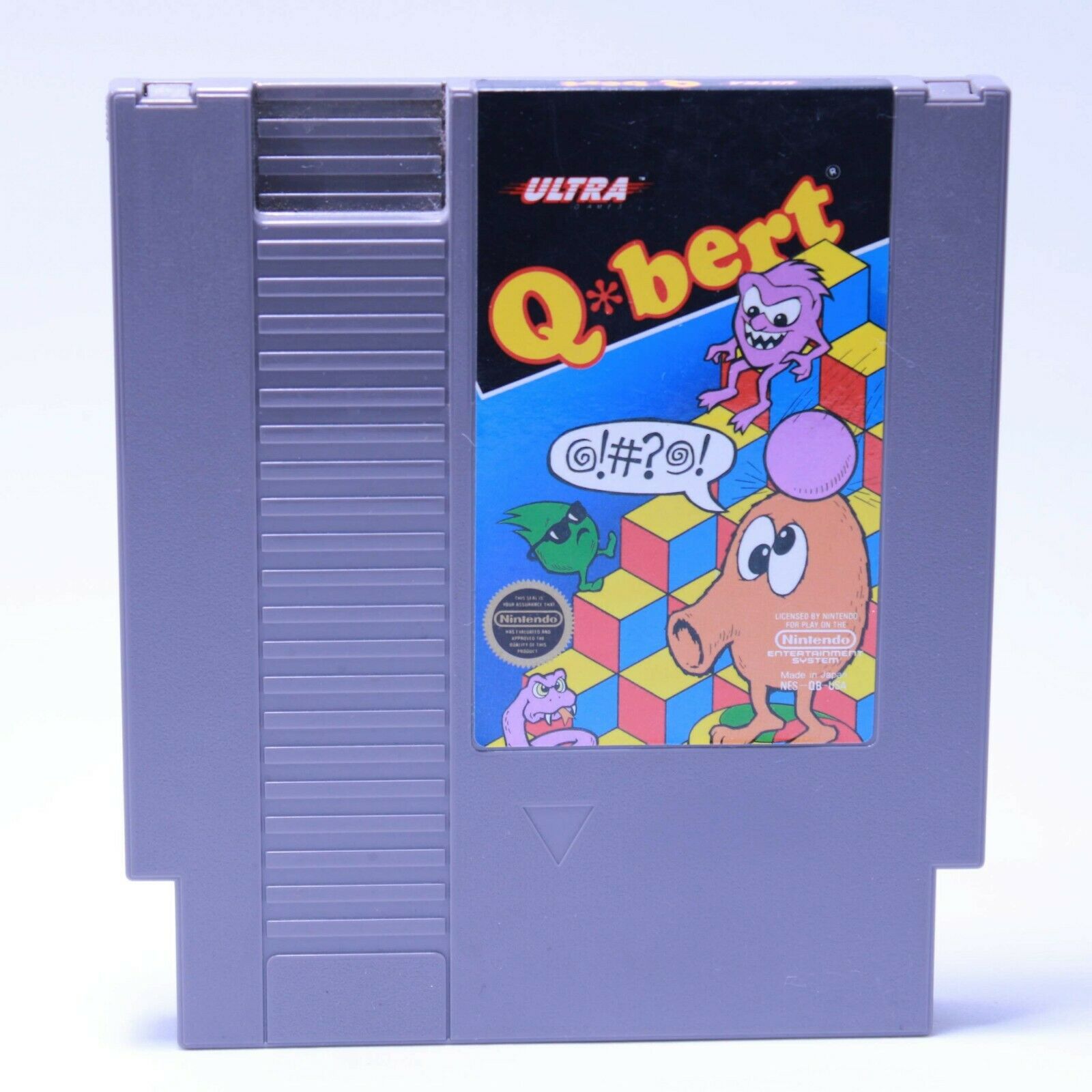 Nintendo NES - Q Bert - Cleaned, Tested & Working