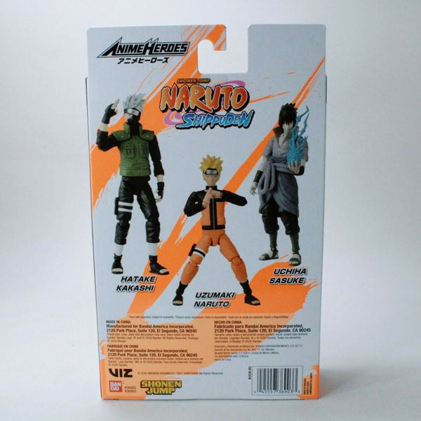 Naruto Shippuden Anime Heroes Hatake Kakashi - Bandai 6" Action Figure