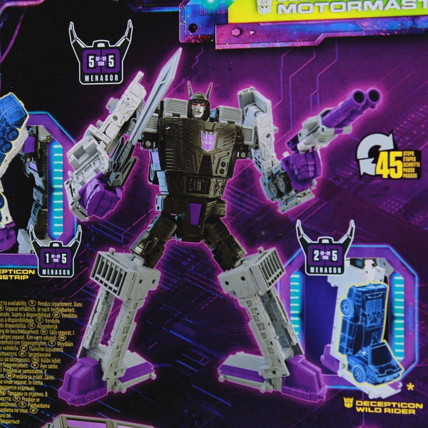 Transformers Legacy Decepticon Motormaster Commander 13 in Action Figure Menasor