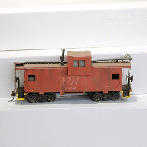 HO scale - NW518590 - Weathered Wide Vision Caboose - Kaydee couplers