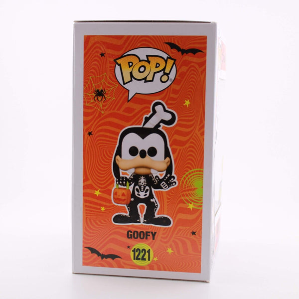 Funko Pop Disney Skeleton Goofy Exclusive Halloween GITD Vinyl Figure # 1221