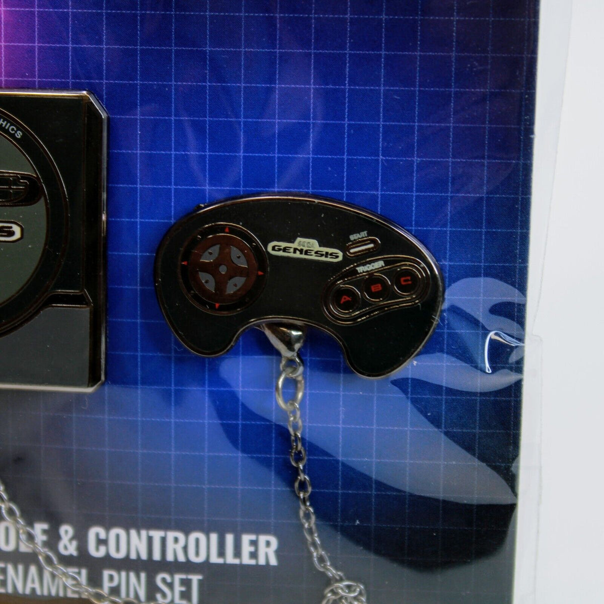 Computer Pin Genesis Order Sega Genesis Console and Controller Enamel Pin Set of 2 - Removable Ch ...