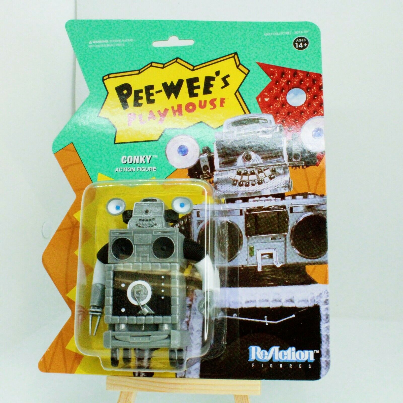 Pee Wees Playhouse Conky - Reaction Robot Action Figure Super 7