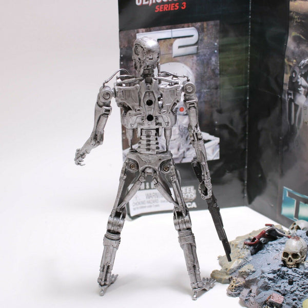 NECA Cult Classics Series 3 Terminator 2 - T-800 Endoskeleton w/ Base Complete