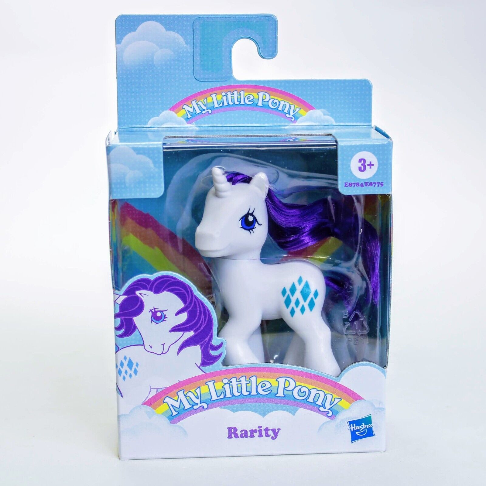 My Little Pony Rarity - Retro Rainbow Ponies Hasbro G1 Packaging Figur ...