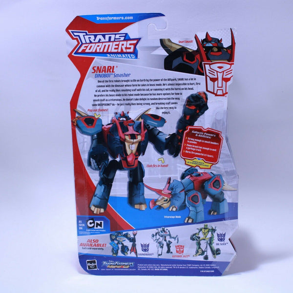 Transformers Animated Snarl - Deluxe Class Action Figure 2008 MOSC Toy