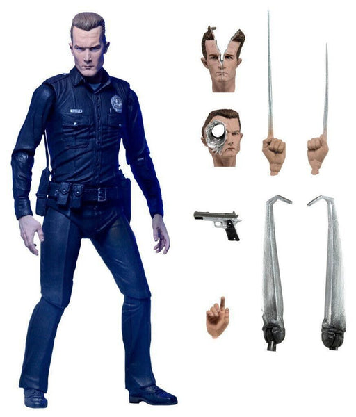 NECA T-1000 Terminator 2 Judgement Day Ultimate Police Officer 7" Action Figure