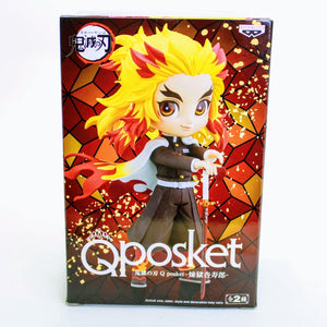 Q Posket Demon Slayer Kyojuro Rengoku- Ver.A Banpresto Figure