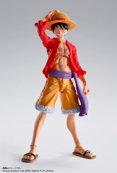 S.H.Figuarts One Piece Anime - Monkey D. Luffy 6" Articulated Posable Figure