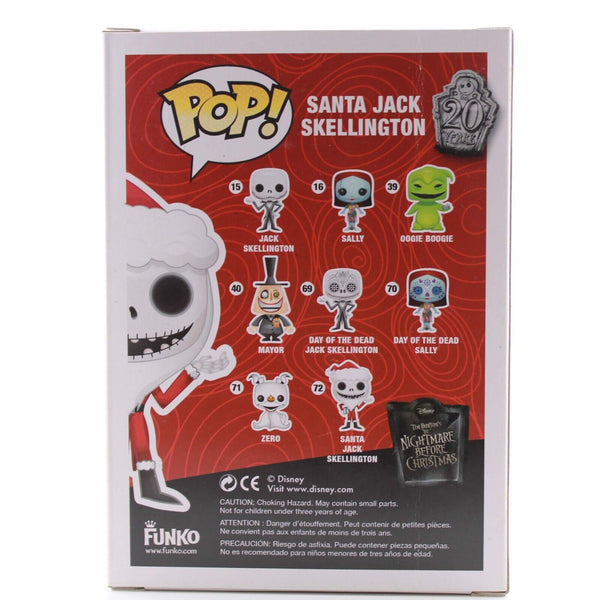 Funko Pop Disney - Santa Jack Skellington Nightmare Before Christmas #72