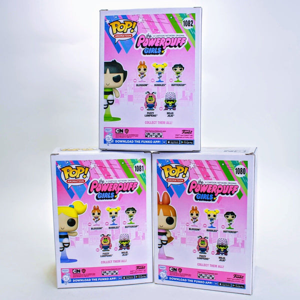 Funko Pop! Animation Powerpuff Girls Set of 3 - Buttercup / Bubbles / Blossom