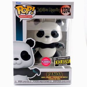 Funko Pop Jujutsu Kaisen Panda - Flocked EE Exclusive Anime Vinyl Figure #1374