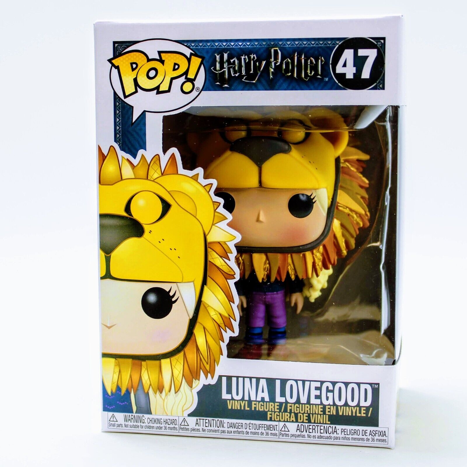 Funko POP Harry Potter Luna Lovegood w/ Lion Head Vinyl Figure # 47