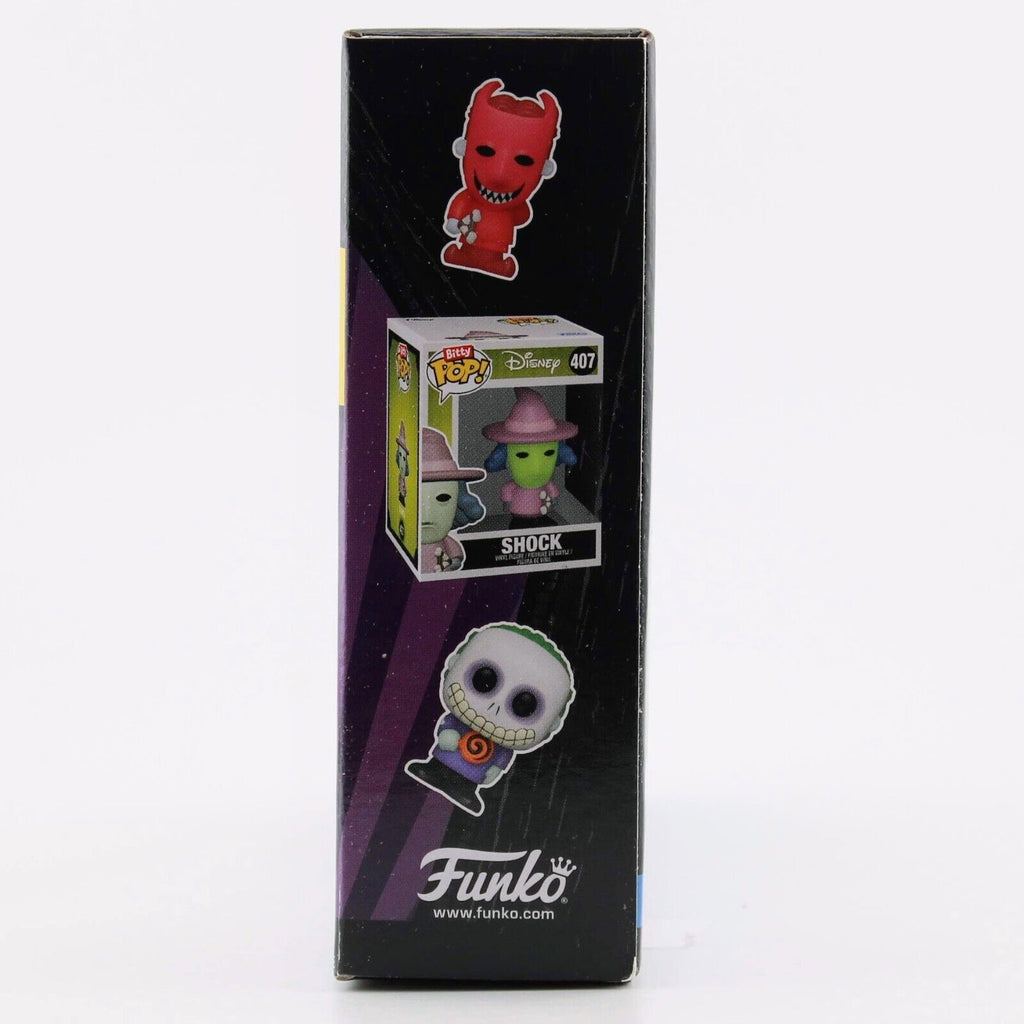 Funko Bitty Pop! The Nightmare Before Christmas - Oogie Boogie 4PK - Oogie Boogie, Lock, Shock et une Mini-figurine Mystère en Surprise - 2.2 Cm Funko Bitty Pop! The Nightmare Before Christmas - Oogie Boogie 4PK - Oogie Boogie, Lock, Shock et une Mini-figurine Mystère en Surprise - 2.2 Cm